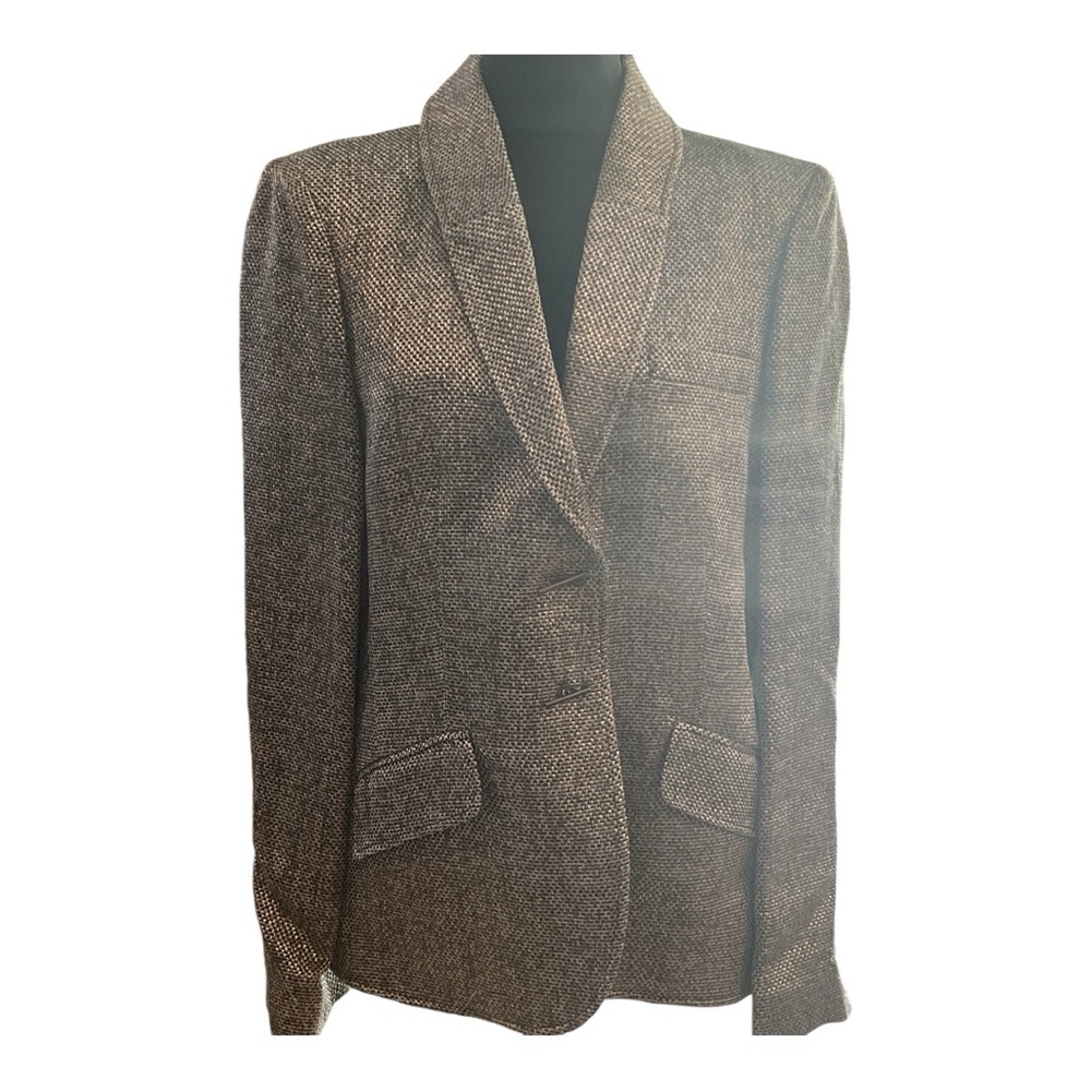 Metallic Charcoal Grey Single Breast Jacket by Per Se NWTs Size 14 - Picture 3 of 6